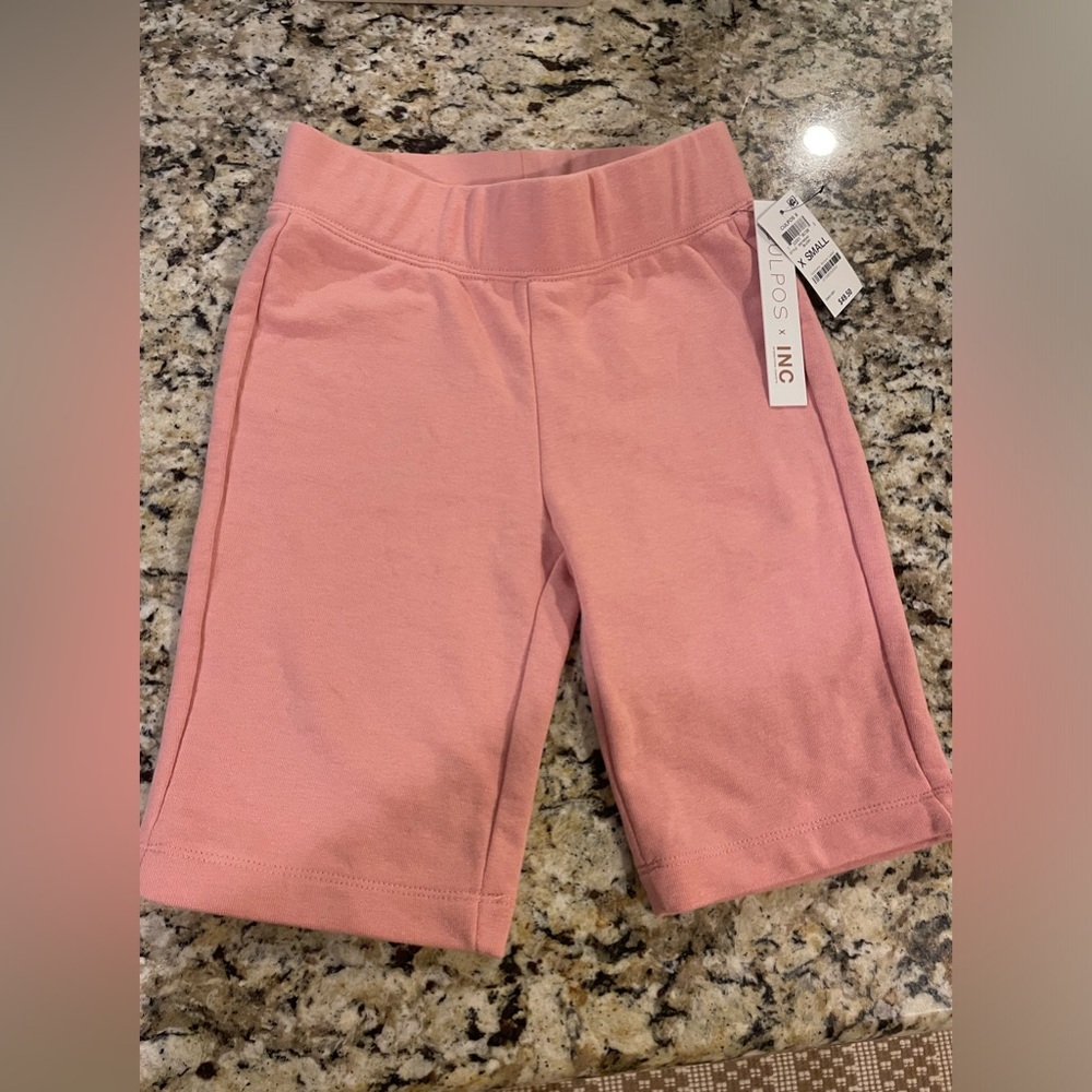 Cupola x inc pink biker shorts